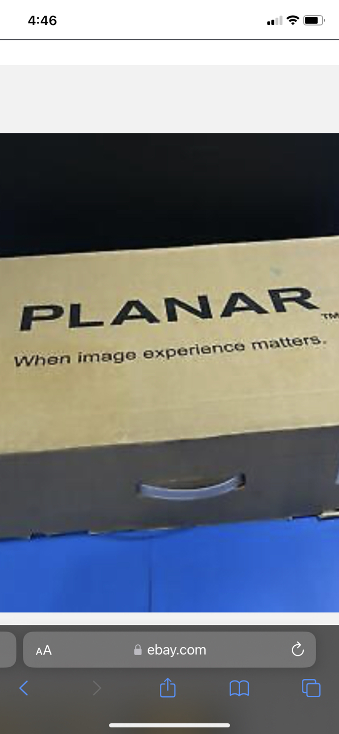 Brand new Planar dual monitor stand in box image indicator(2)