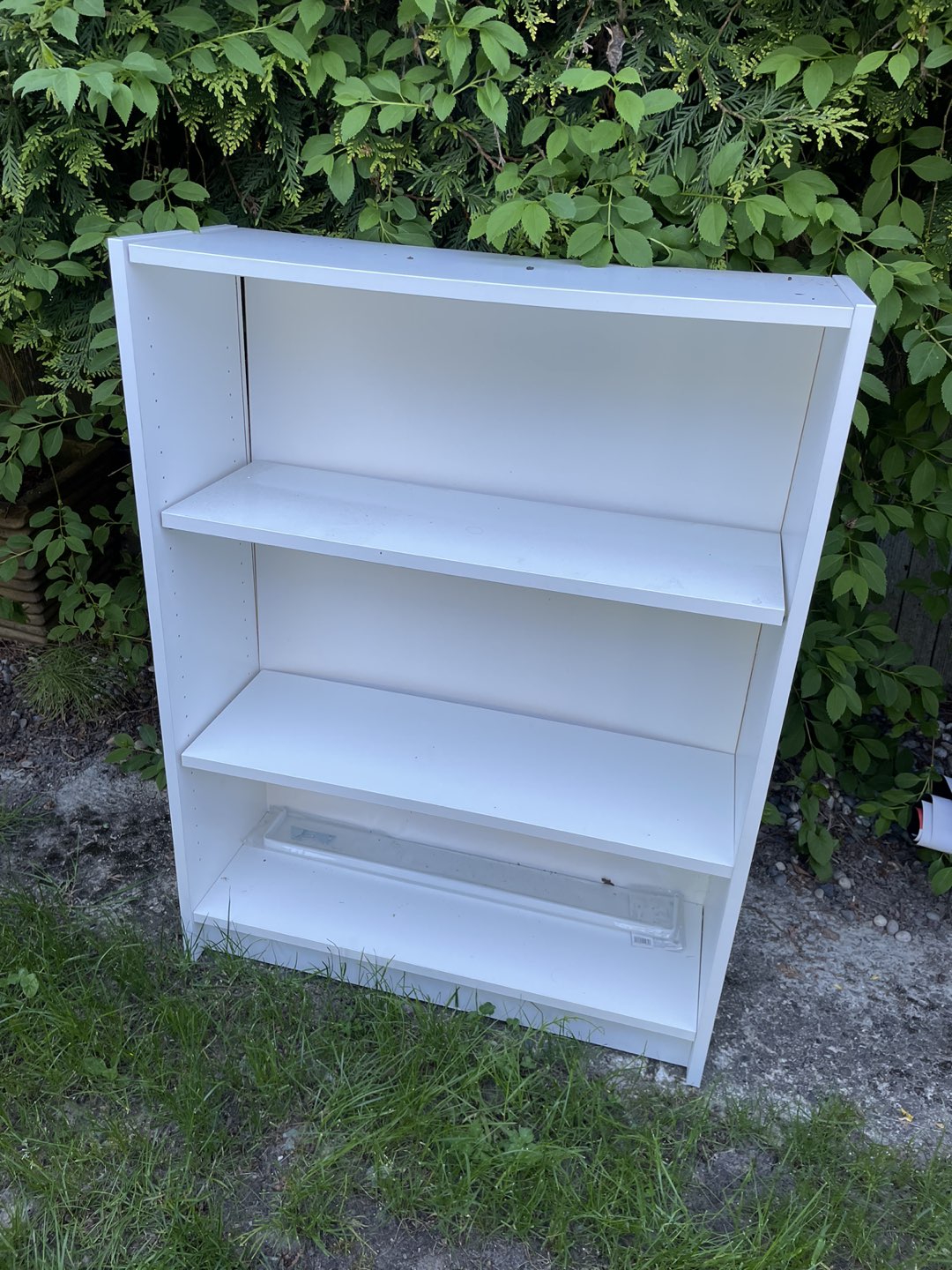 White ikea bookcase thumbnail