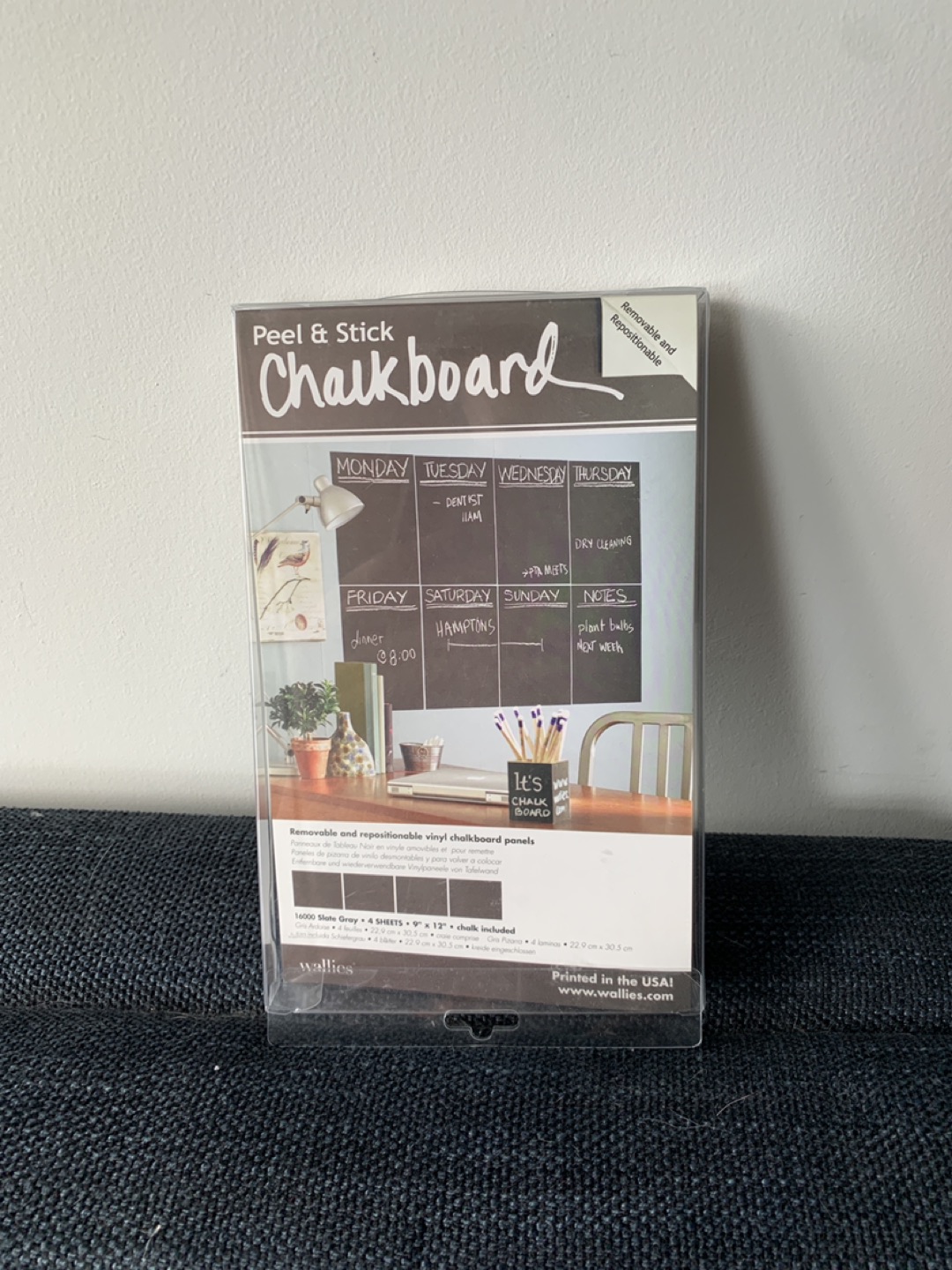 BNIB Wallies Peel and Stick Chalkboard 🌱 thumbnail