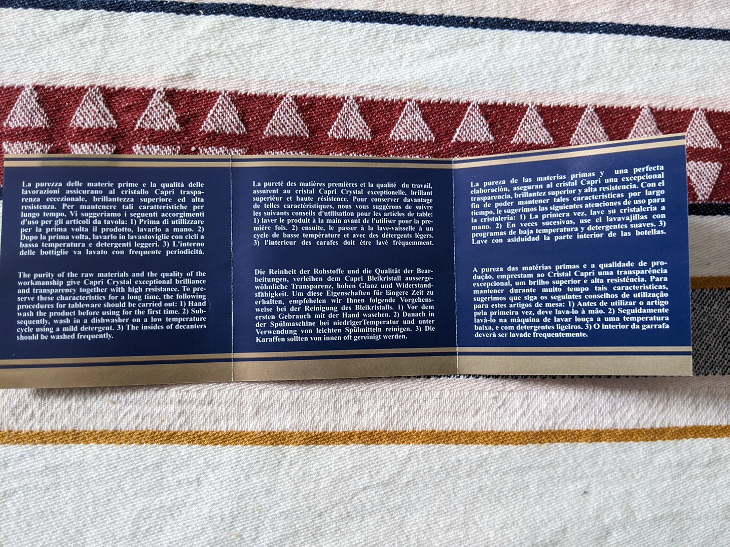 Italian Capri Lead Crystal - New image indicator(4)