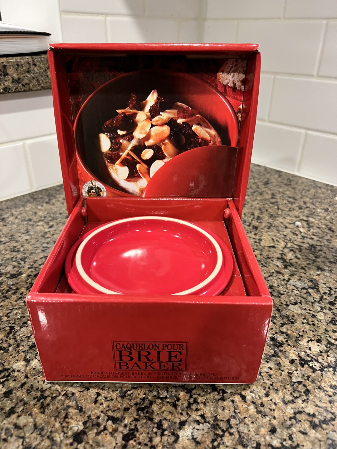 Brie/Camembert Baker Set in Red - photo 3