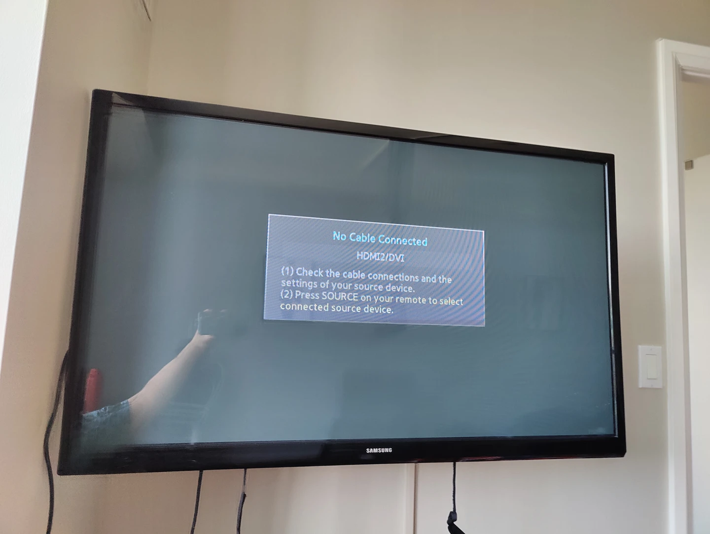 43'' Samsung Plasma TV image indicator(3)