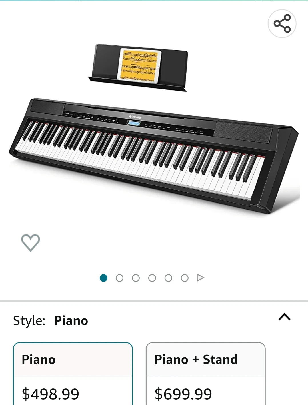 digital piano keyboard - photo 2