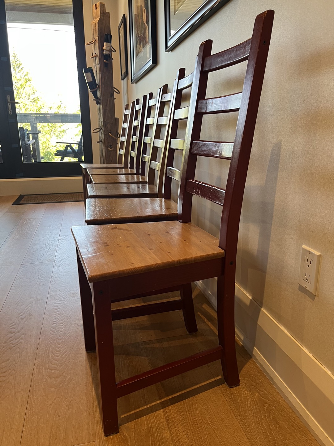 Wooden Dinning Chairs - set of 6 - photo 3
