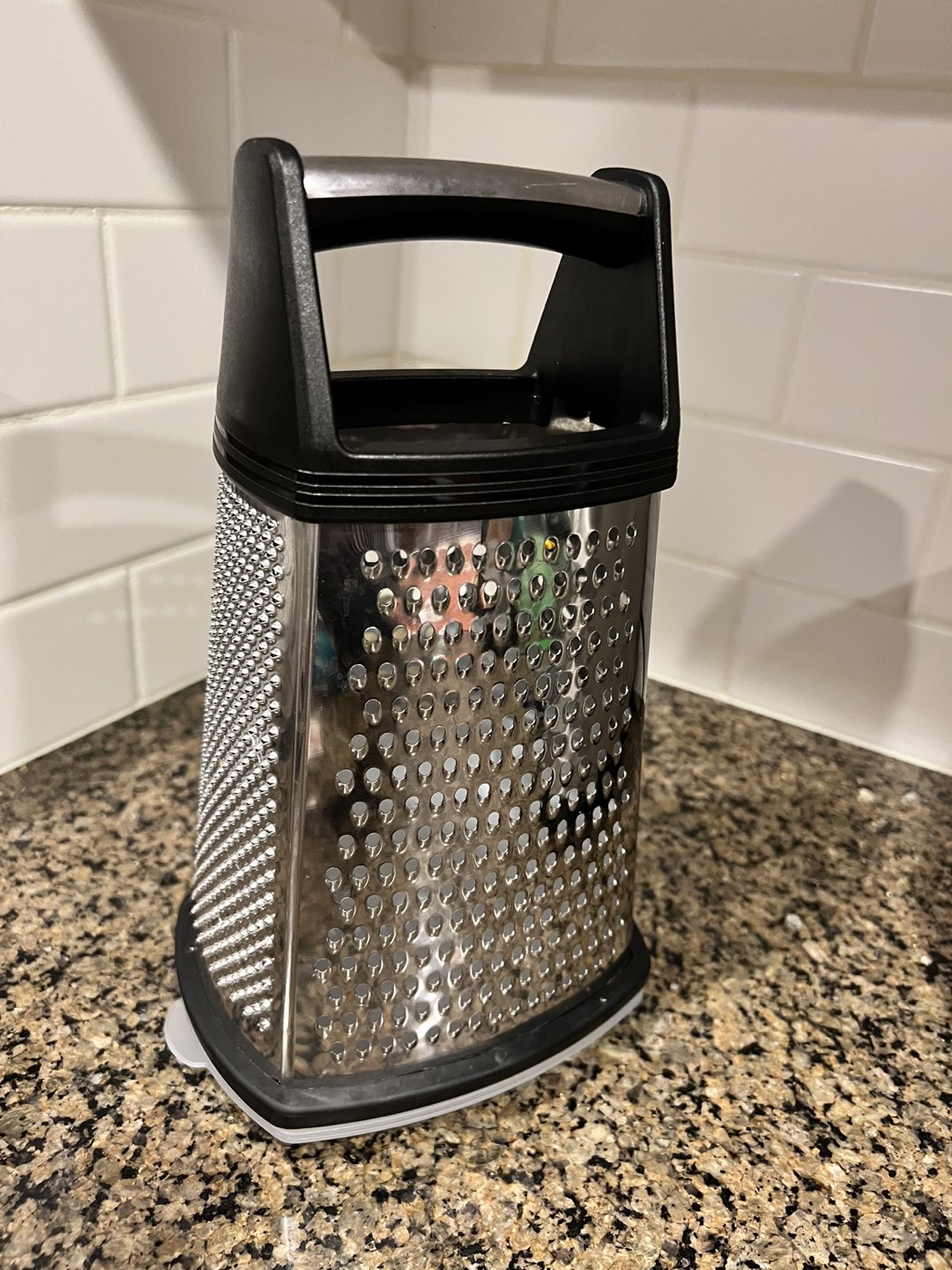 Stainless Steel Block Cheese Grater with 2 cup Storage Container - photo 3
