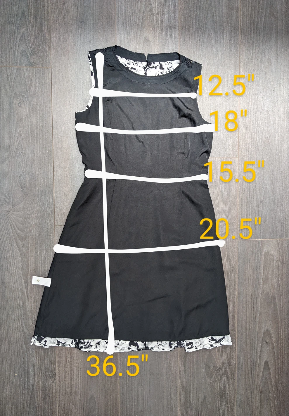 Floral print seamed A-line dress (10P) - photo 5