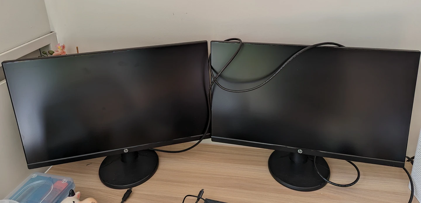 2 HP LED Monitors