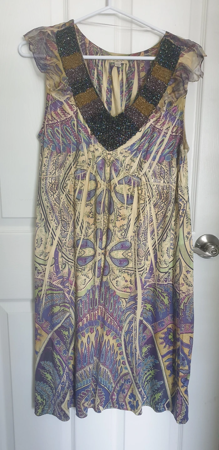 woman gorgeous dress sz M #freecycle