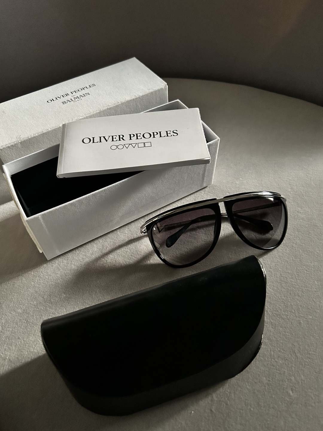 Balmain / Oliver Peoples grey mirror unisex sunglasses - photo 2