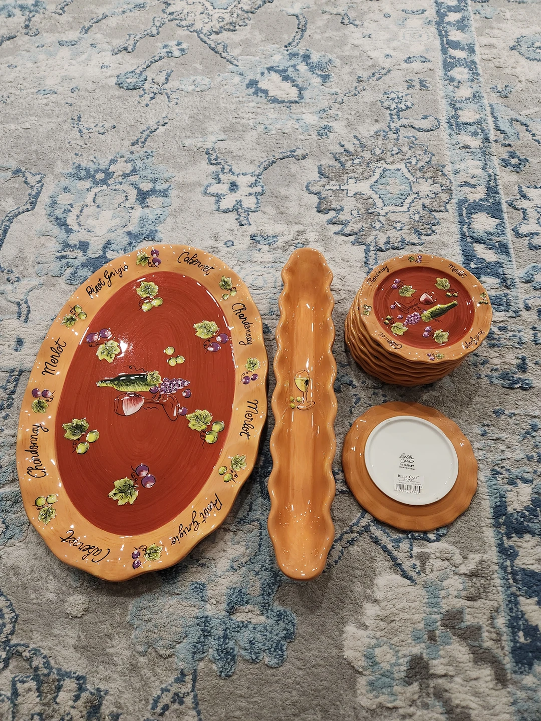 bella casa vintage cheese platter set #freecycle thumbnail