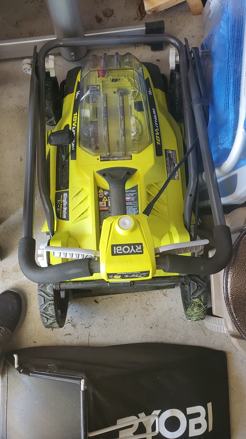 SOLD - Ryobi 18V One Brushless Cordless 16" Mower - Tool only thumbnail
