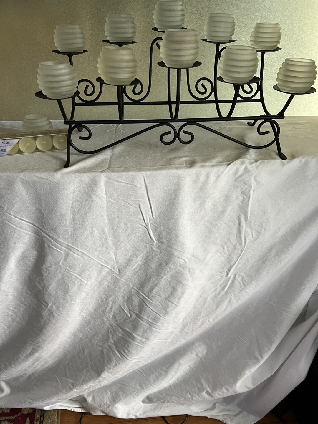 Wrought Iron Candle Holder - photo 2