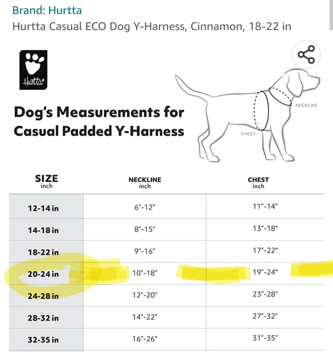 Hurtta Casual Padded Dog Y-Harness image indicator(7)