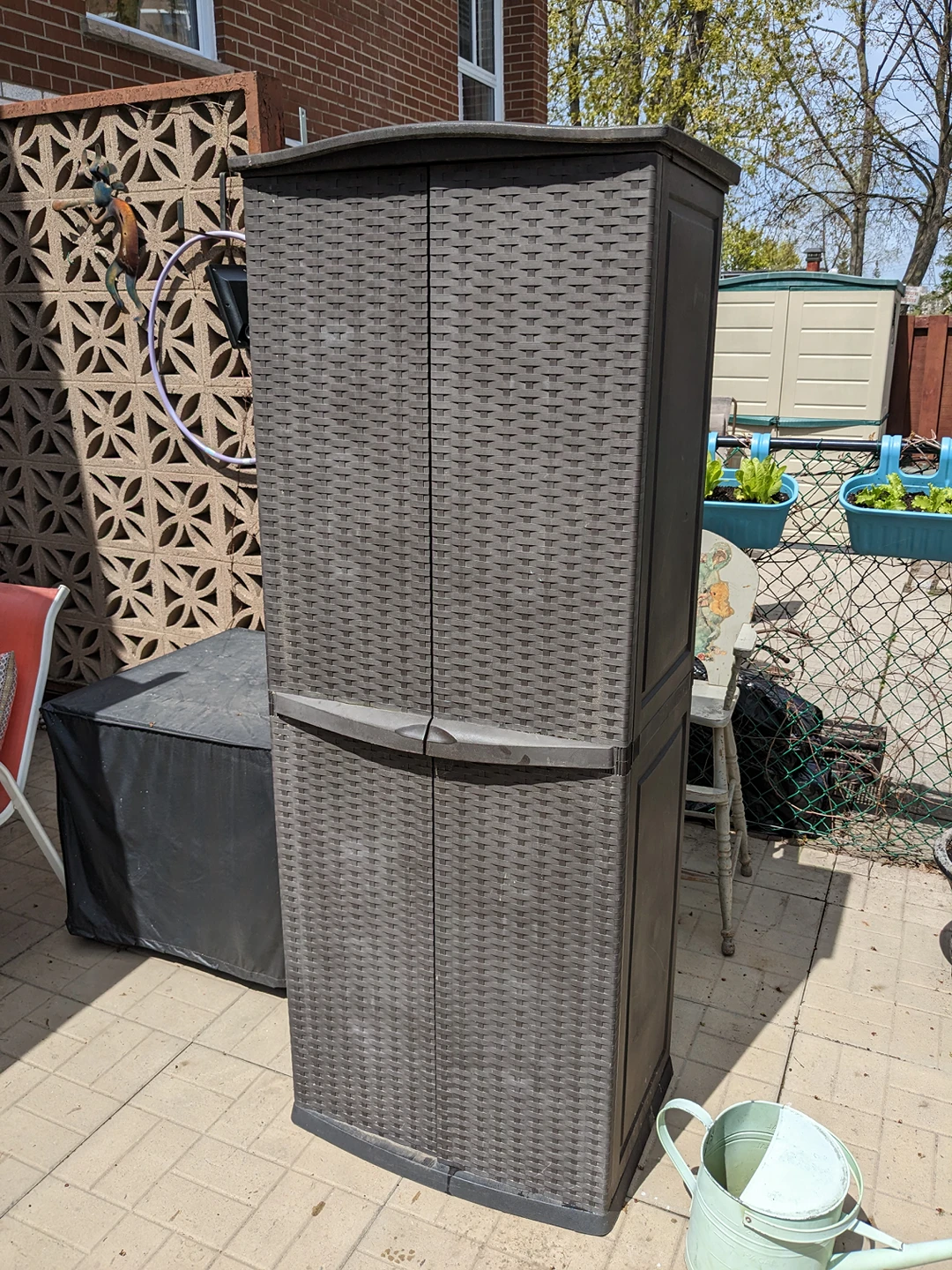 Outdoor plastic storage shed thumbnail