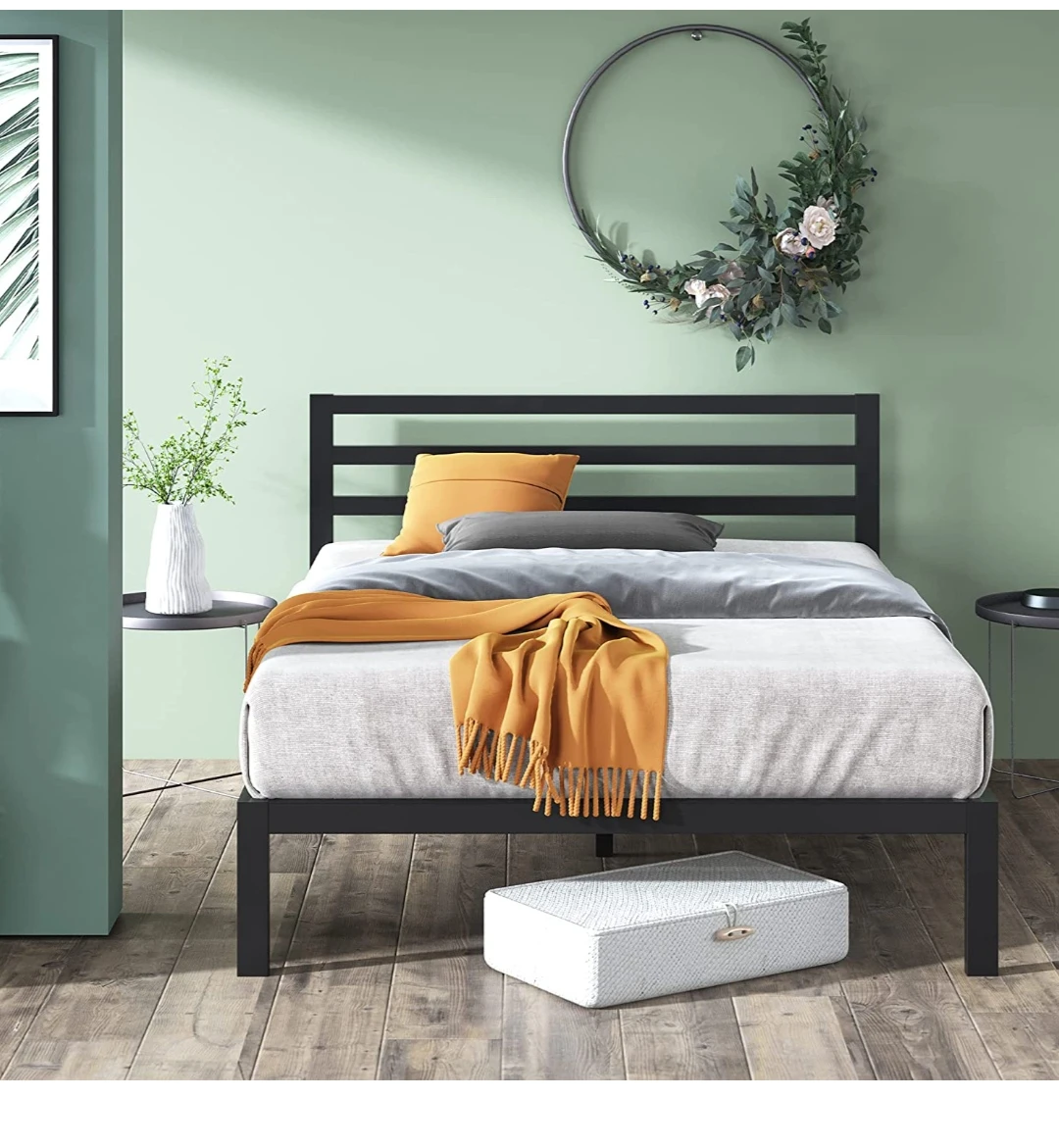 Bed frame metal full size thumbnail