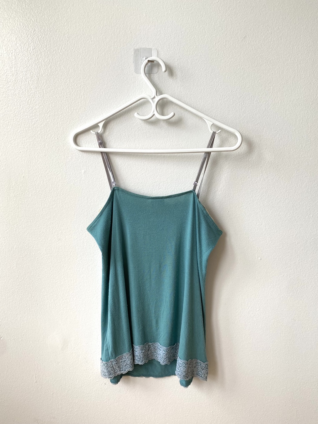 Blue sleeveless top with golden embroidery, S-M. image indicator(2)