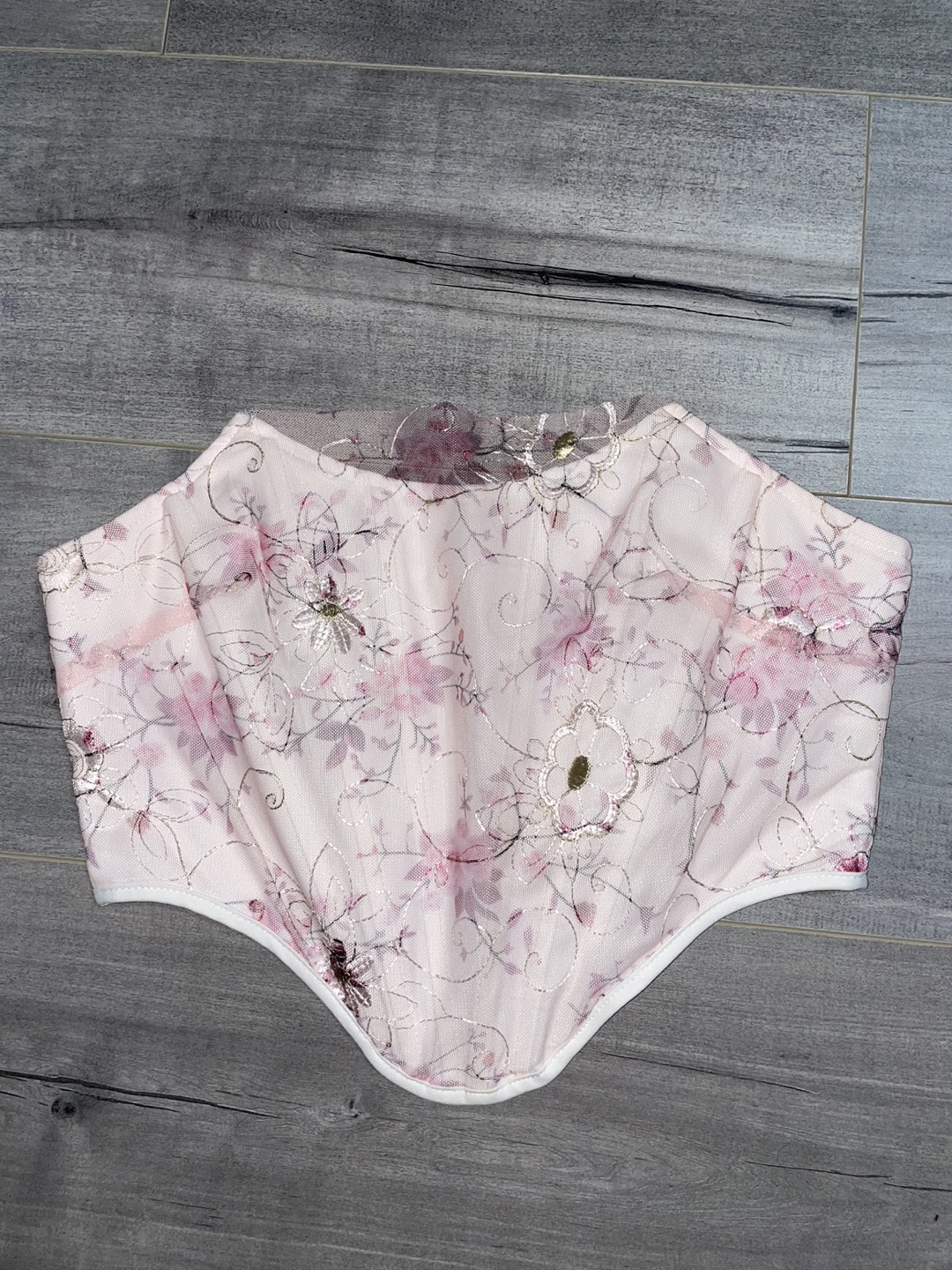 Floral corset top