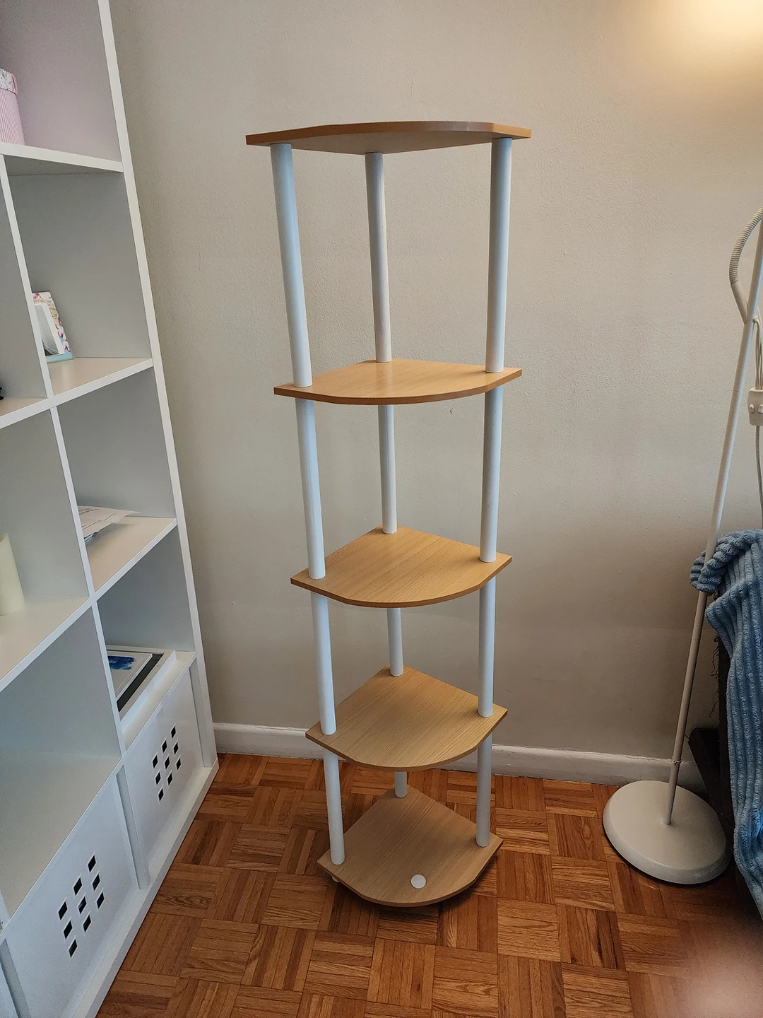 5 Tier Corner Display Rack Multipurpose Shelving Unit - photo 4