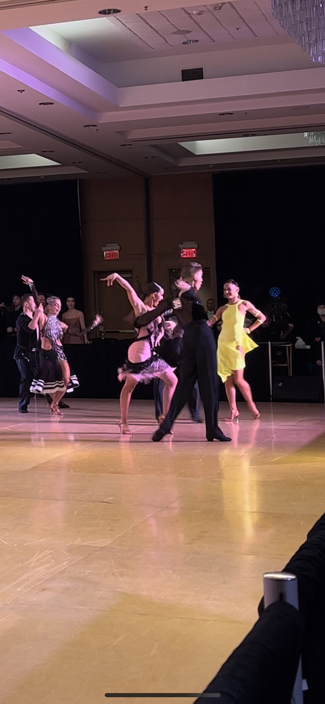 Pink & Black Latin Comp Dress - photo 2