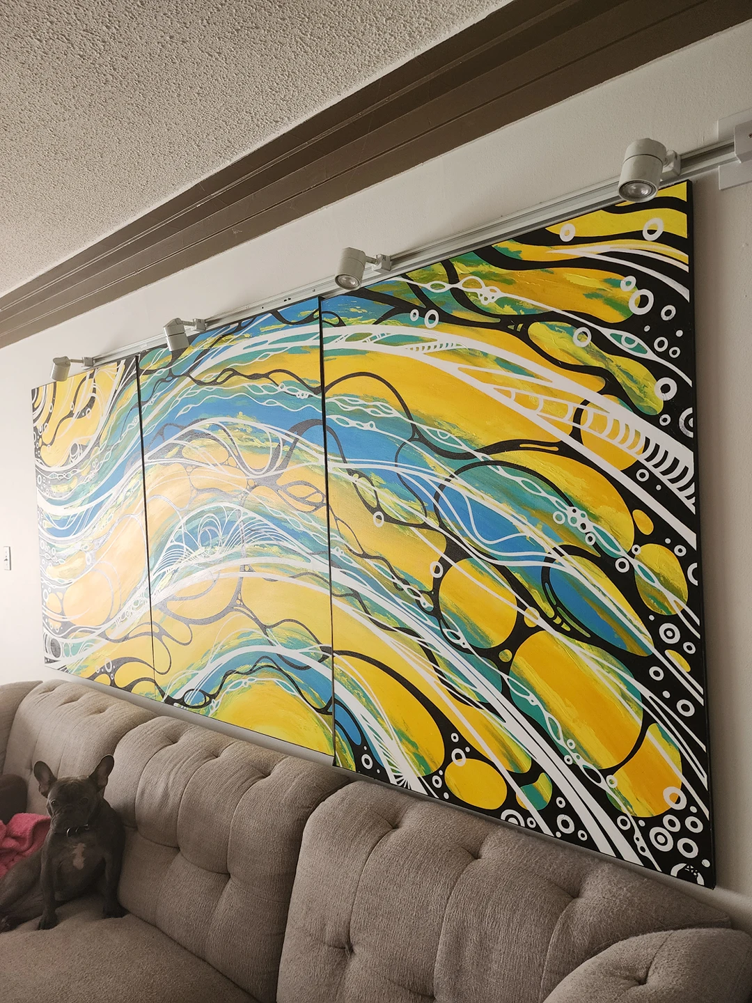 Abstract Wall Art for Living Room - photo 4