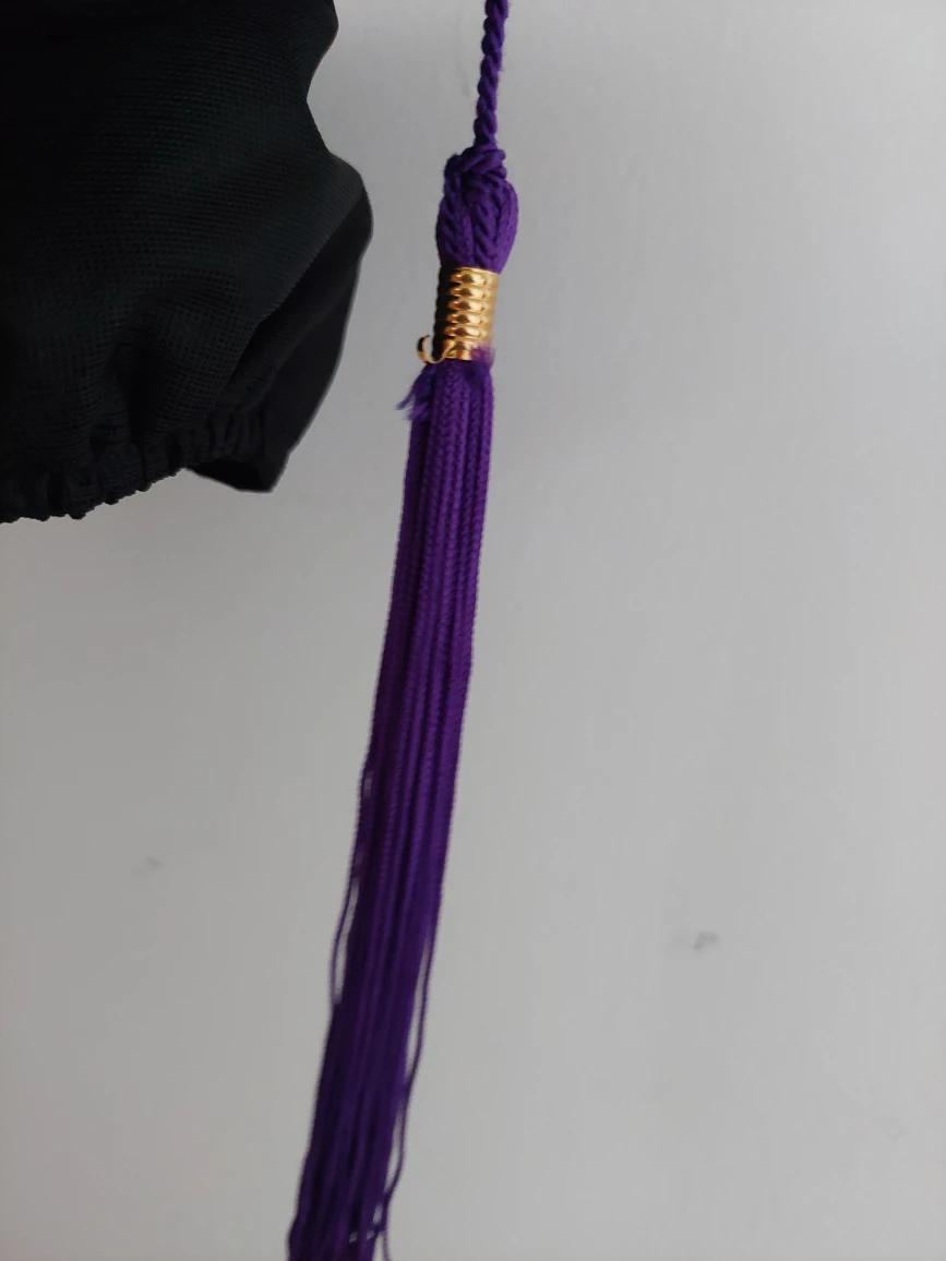 Graduation Cap with purple tassels - photo 4