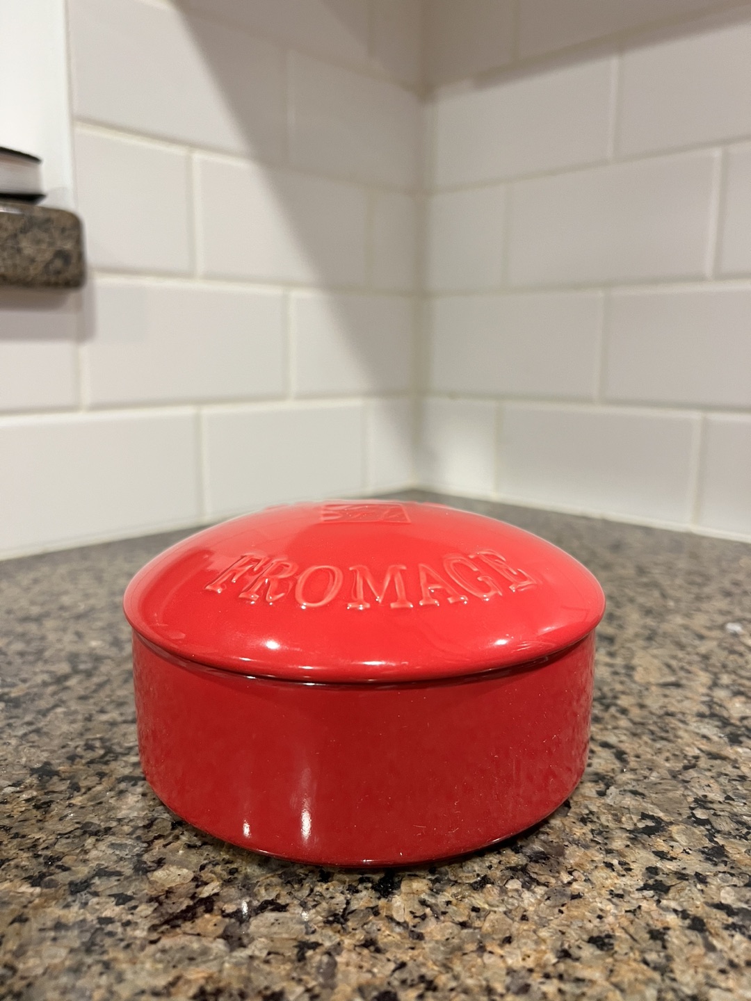 Brie/Camembert Baker Set in Red