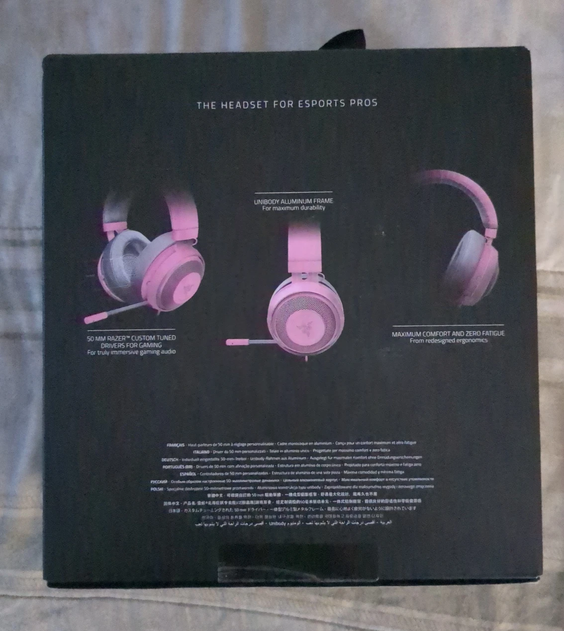 last week RAZER KRAKEN PRO QUARTZ headset with mic + kitty ears image indicator(3)