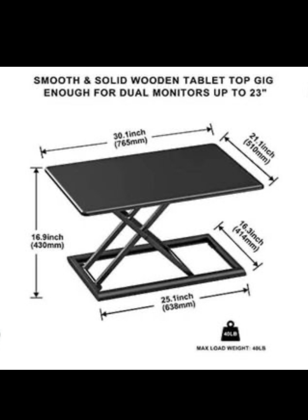 Standup Desk Converter image indicator(3)