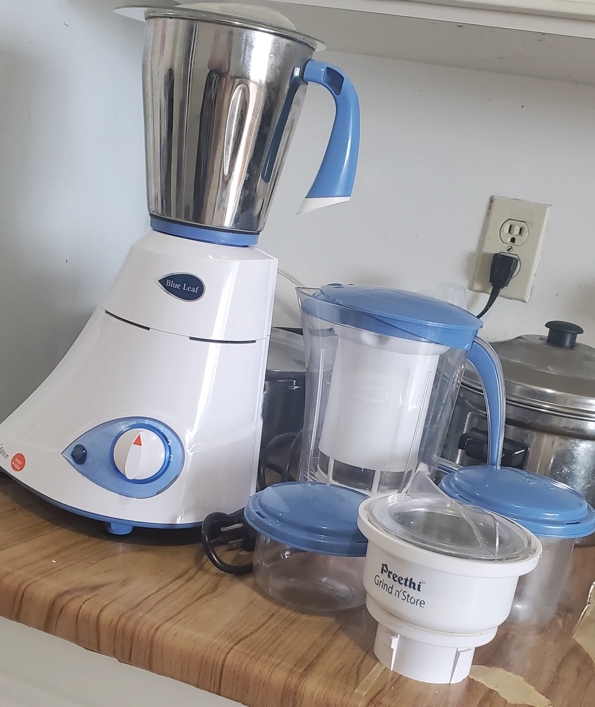 Preethi Blue Leaf Mixer Grinder for sale