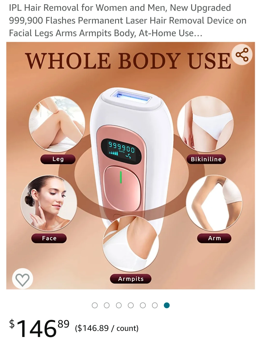 IPL Hair Removal for Women and Men, New Upgraded image indicator(6)