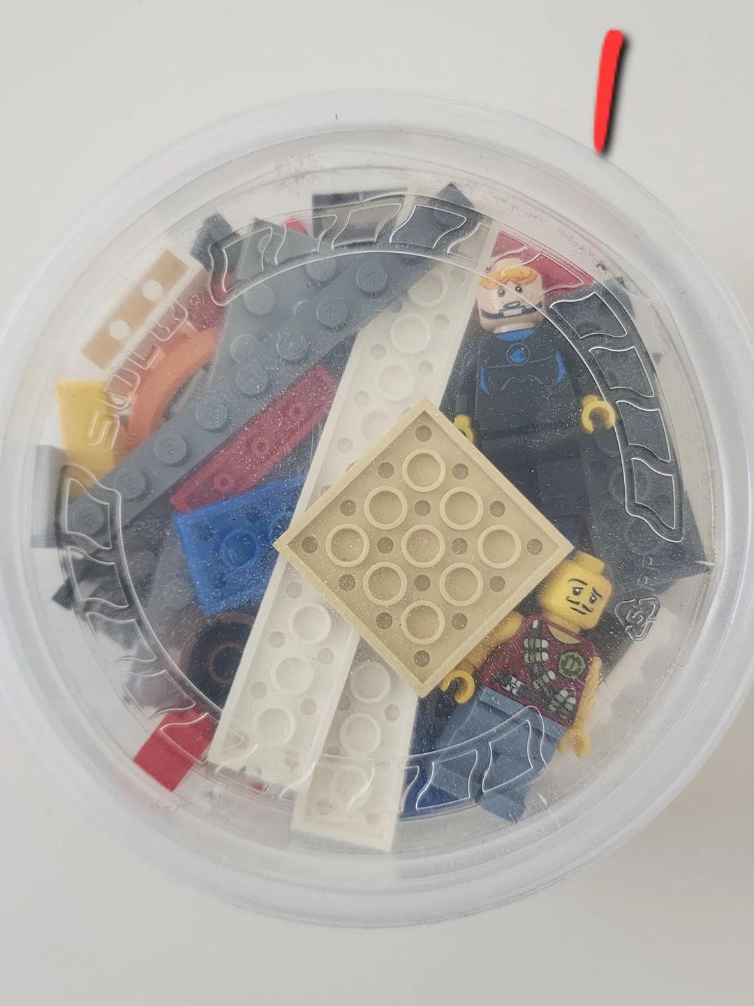 LEGO random pieces with 2 mini figures per pack thumbnail