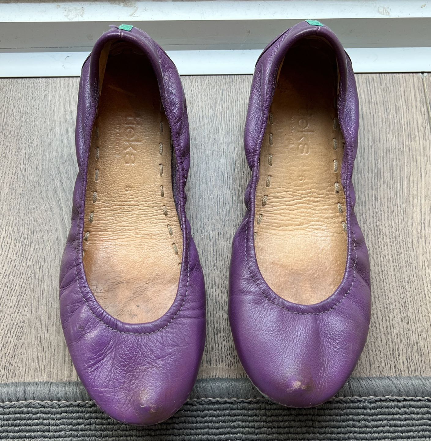 Purple Tieks size 6 - photo 2
