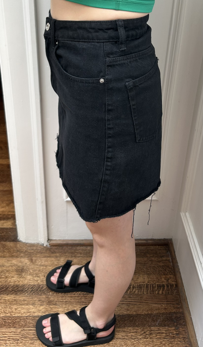 Zara denim mini skirt - photo 3
