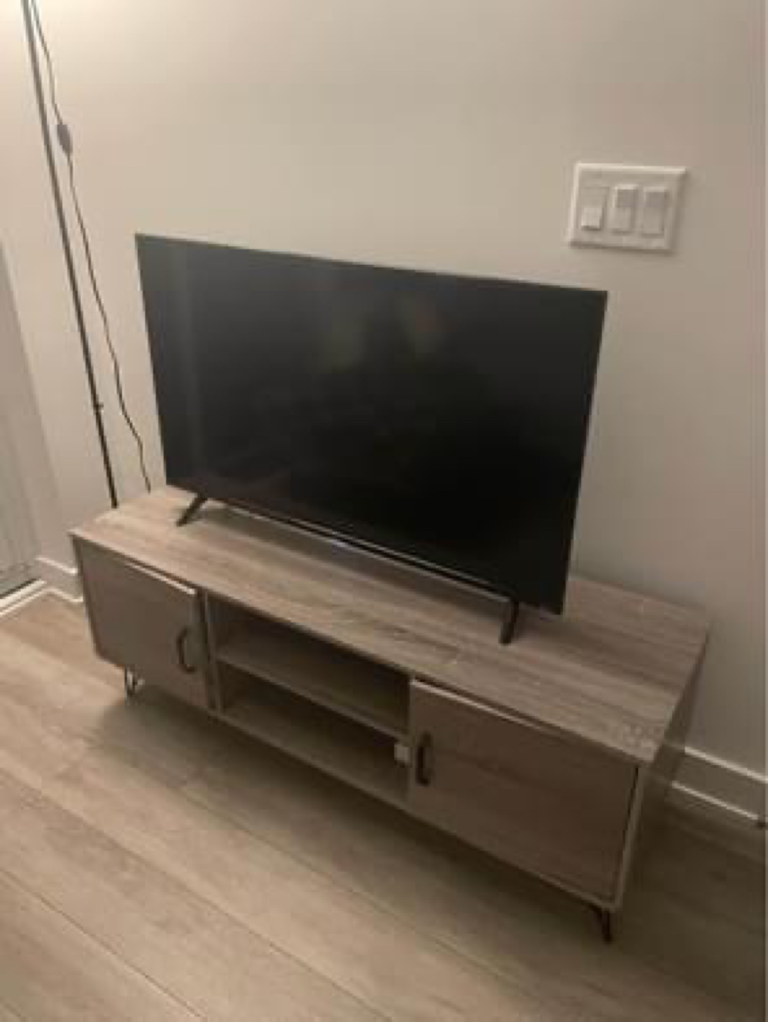 Oak Camel TV Stand For TVs Up To 55”