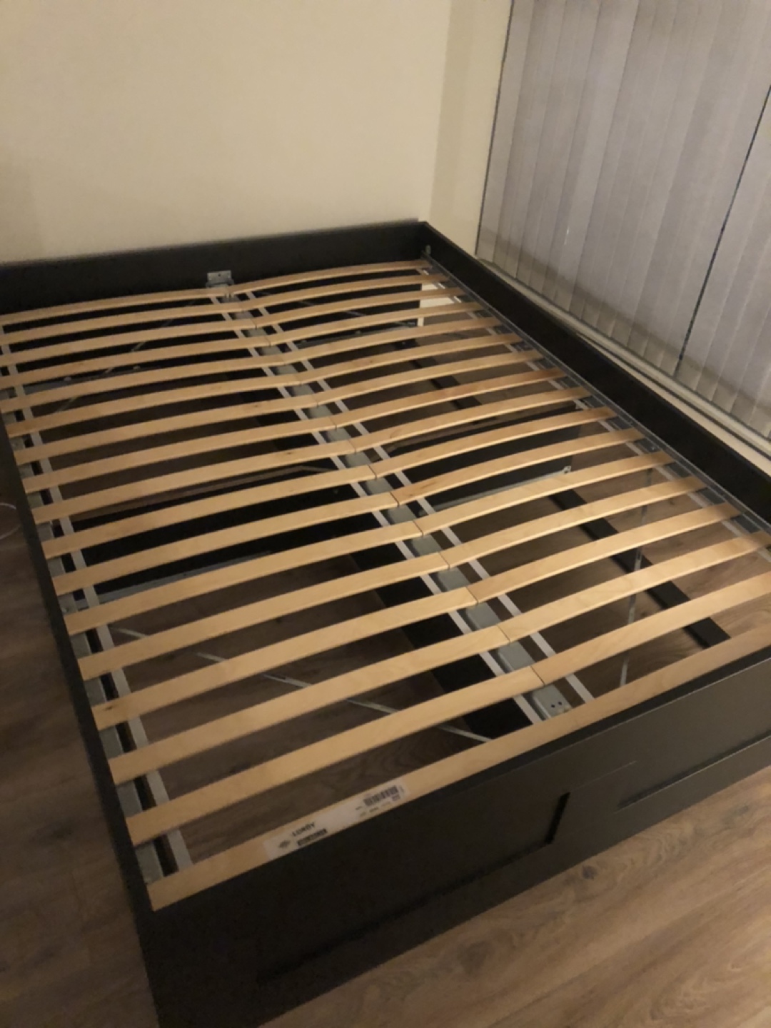 IKEA Bed frame with storage