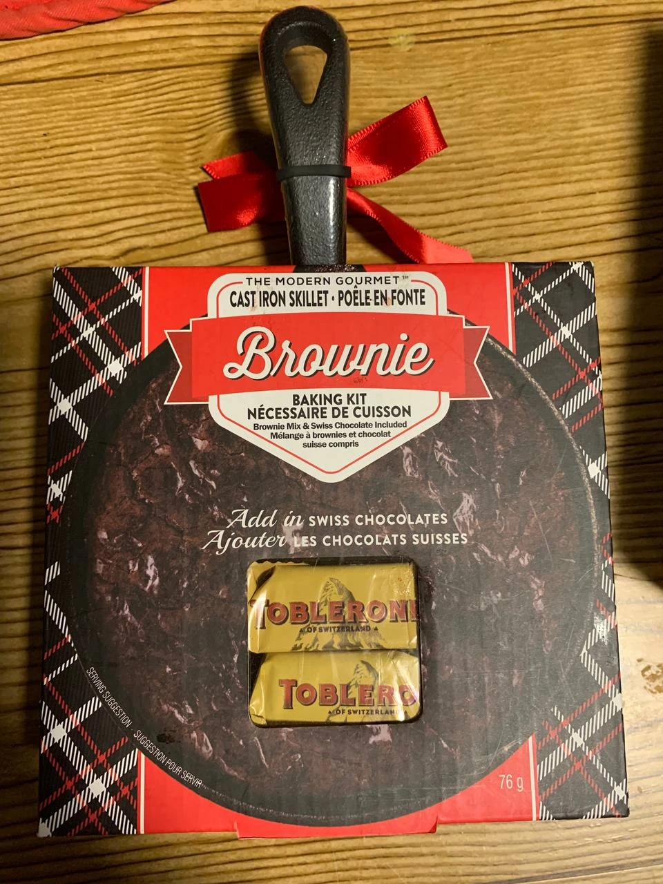 cast iron skillet brownie kit
