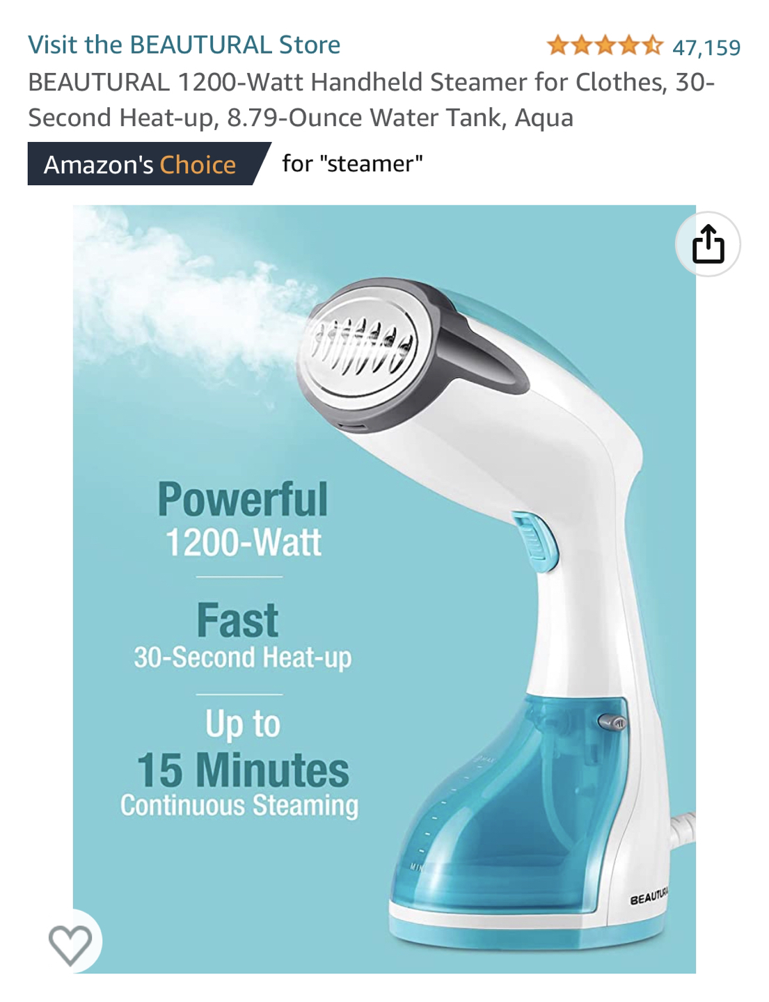 Handheld steamer - photo 4