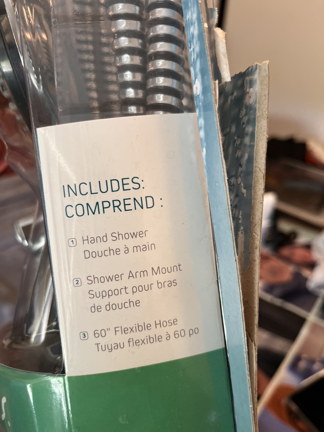 Peerless 6-Setting Handheld Shower Head, Non-Slip Finger Grip image indicator(4)