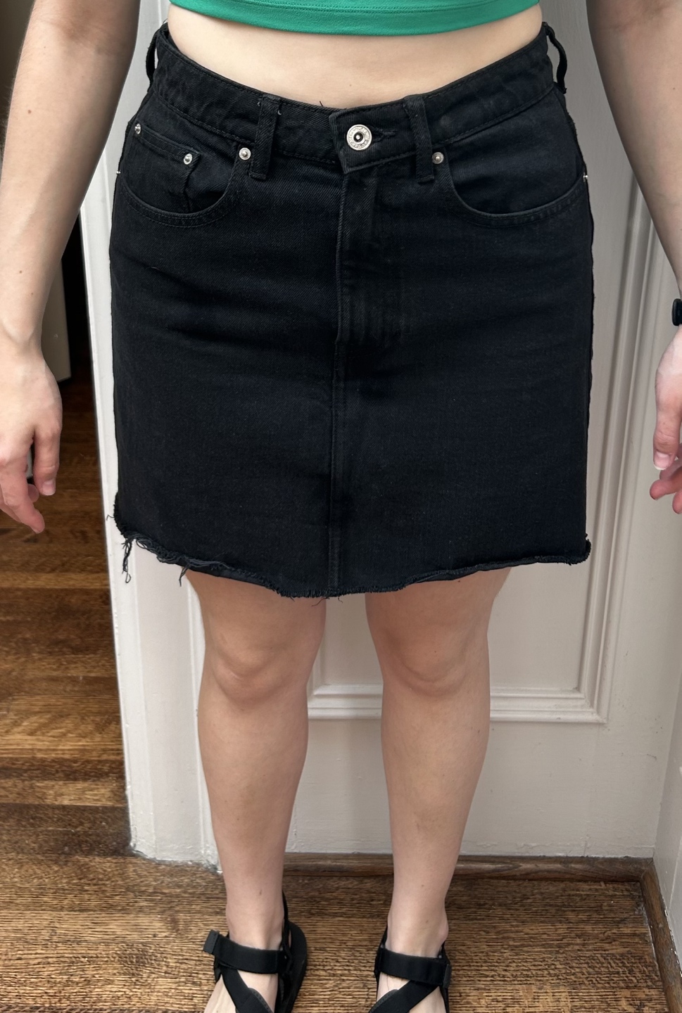 Zara denim mini skirt - photo 4