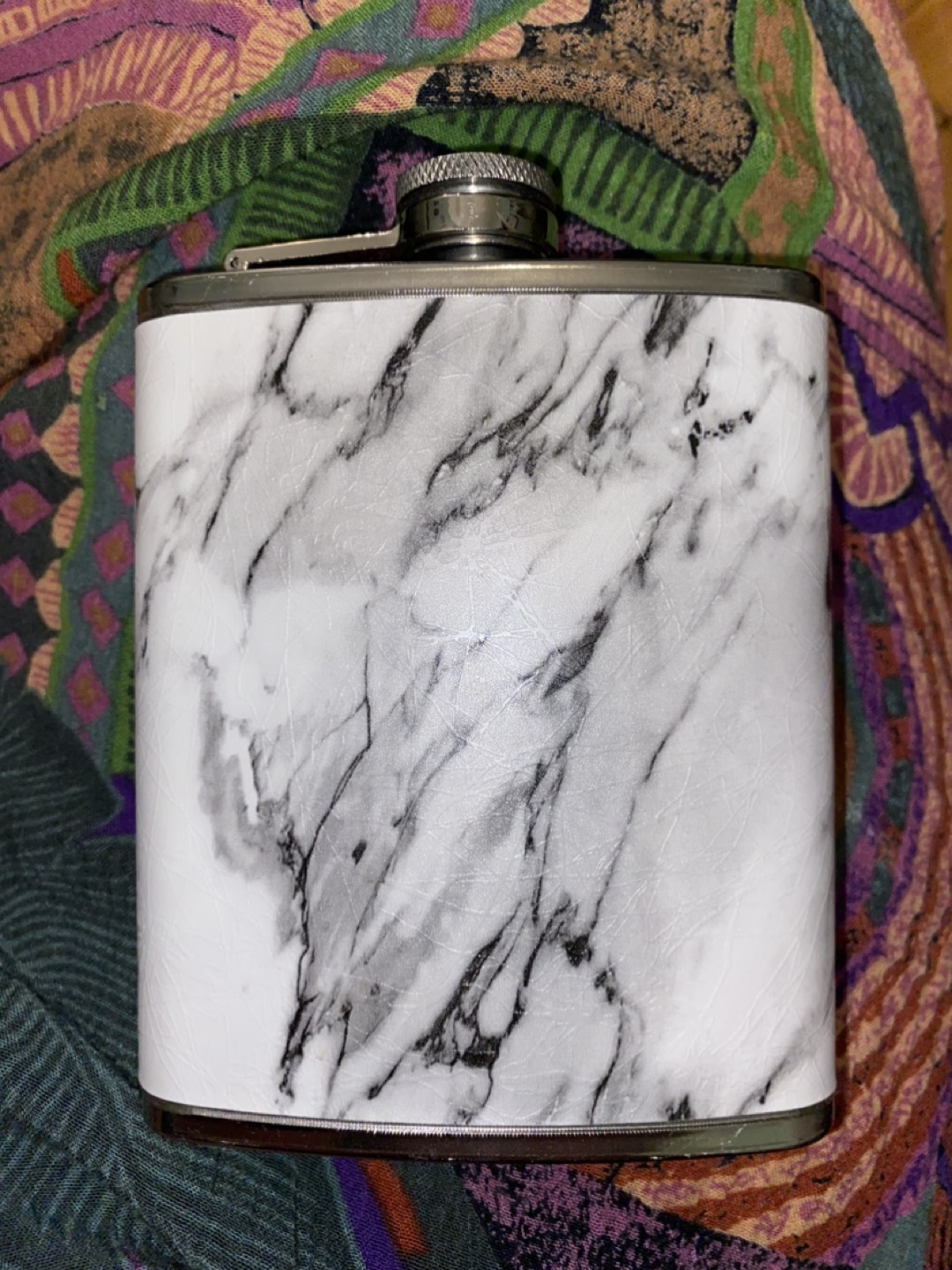 Marble design flask