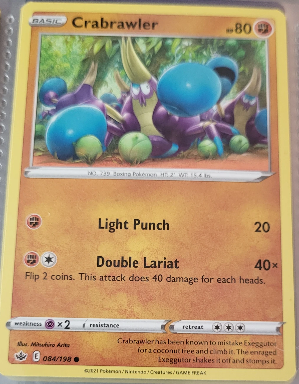 pokemon card crabrawler