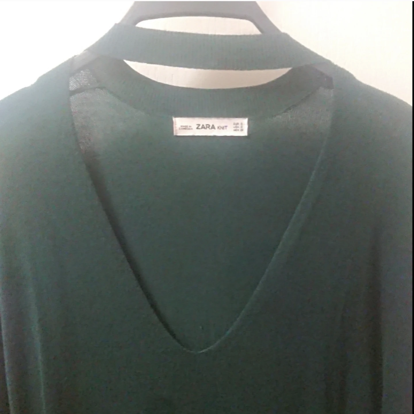Zara knit choker neck sweater dress - photo 3