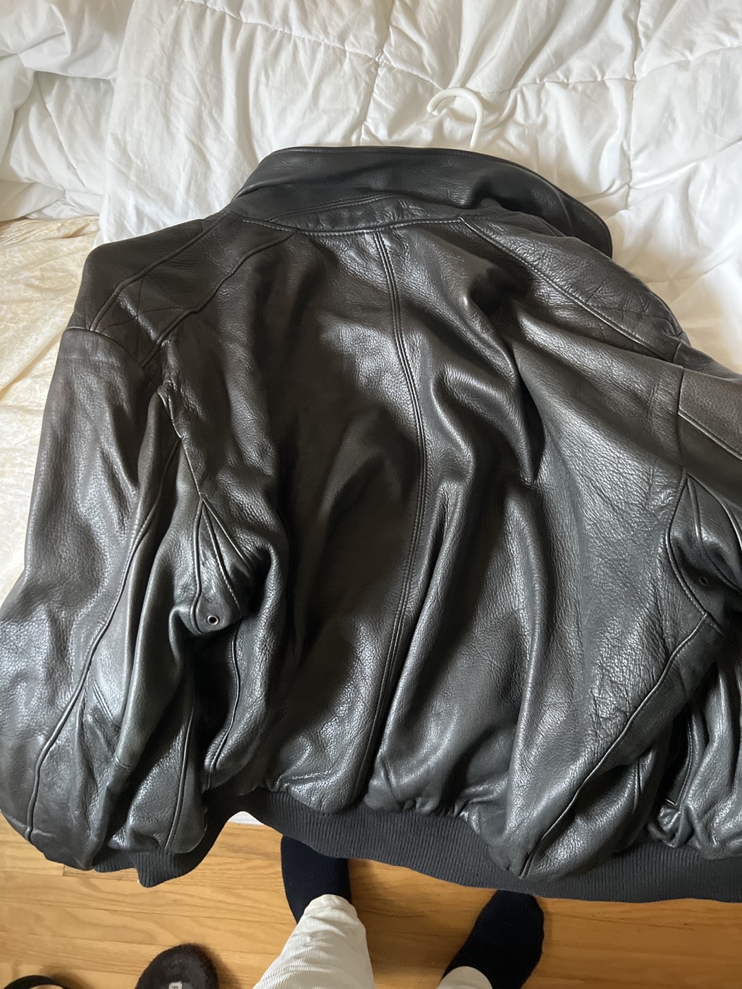 Vintage roots baseball leather jacket for sale - photo 4