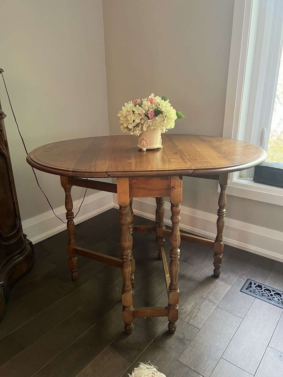 Antique folding table