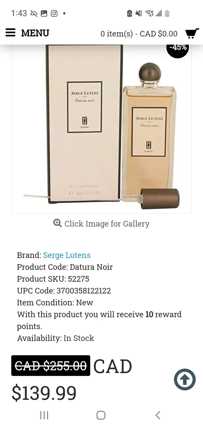 Datura Noir 50 ml - Serge Lutens - photo 2