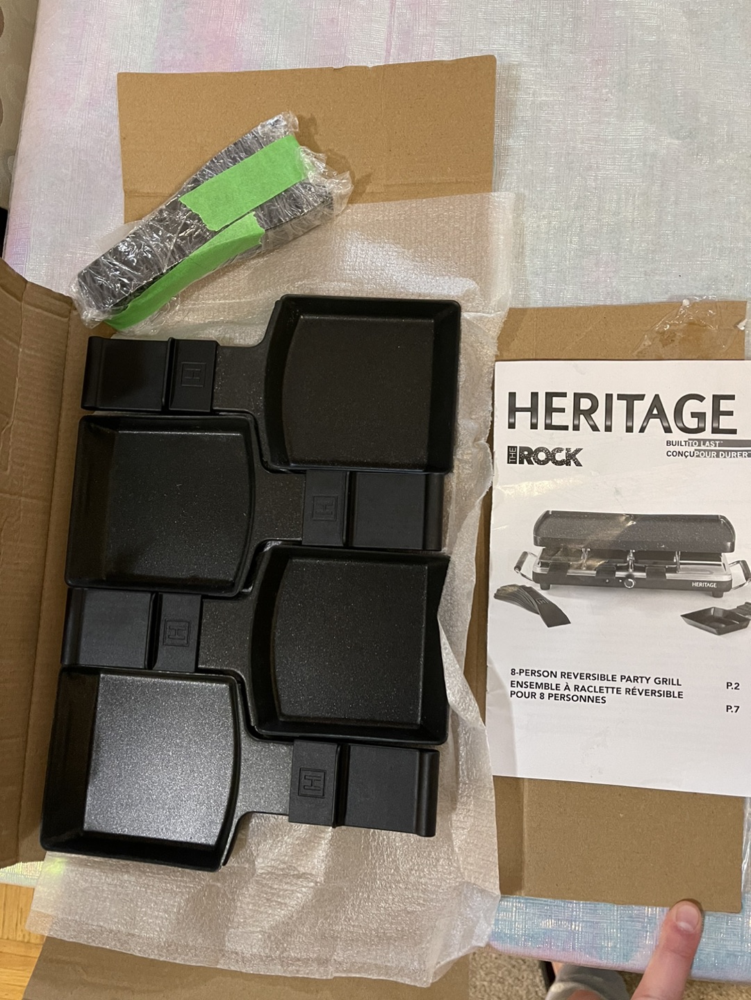 Heritage Rock 8-person Raclette (Reversible Party Grill) - photo 3
