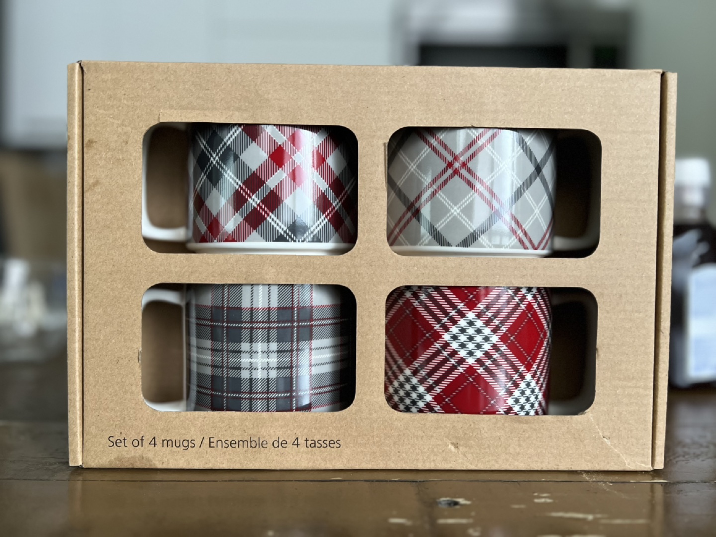 Ceramic Mugs - set of 4 in box