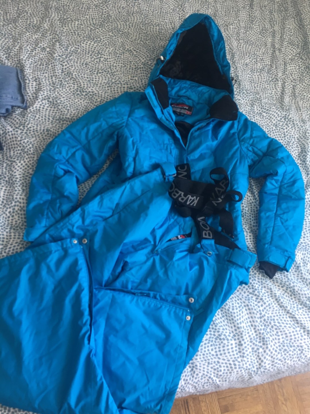 warm winter women's suit: jacket + pants windproof, waterproof thumbnail