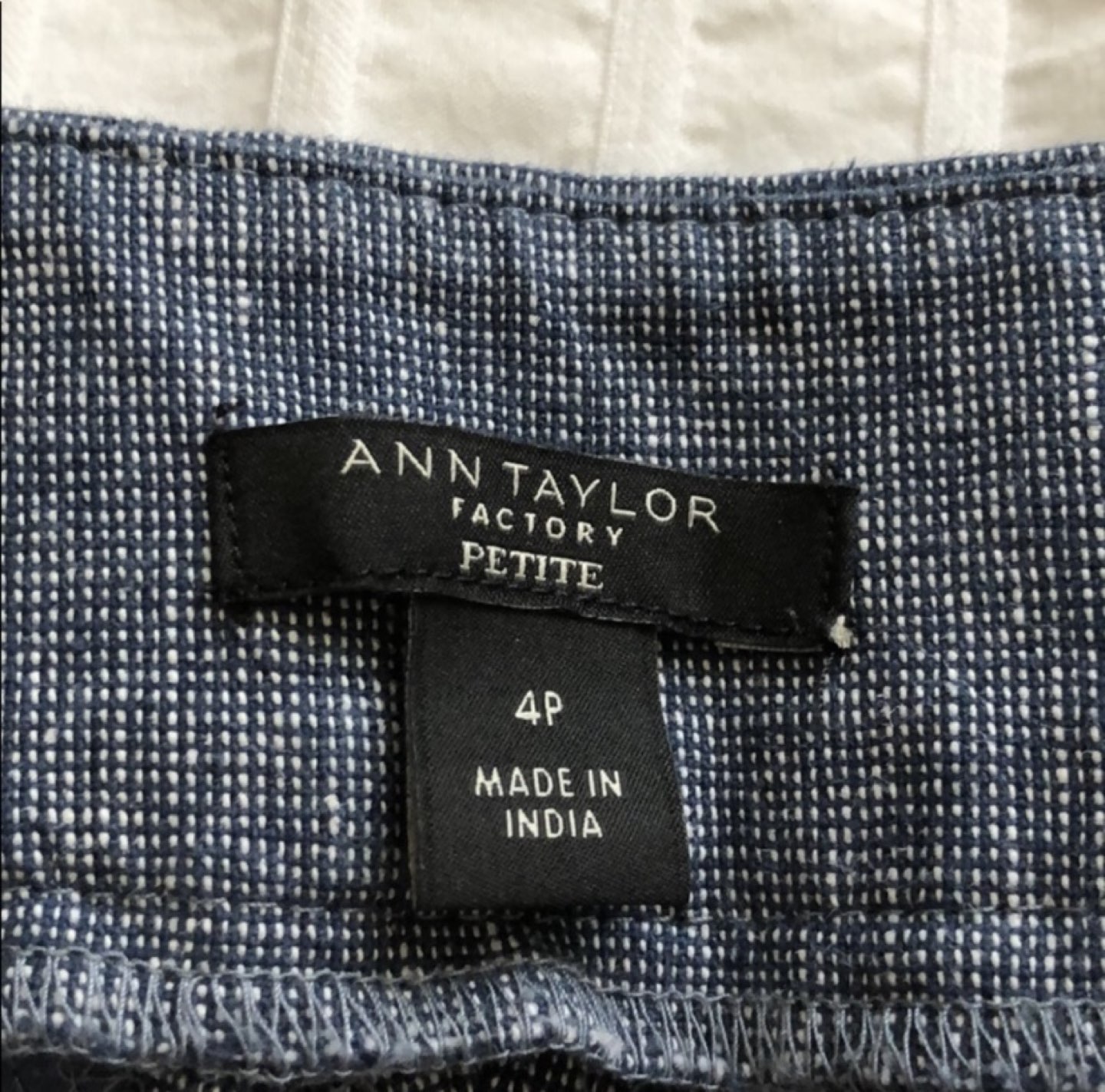 Blue cotton & linen culottes S-M image indicator(2)