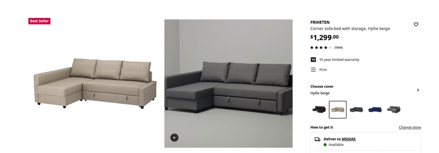 Sofa bed with storage - photo 3